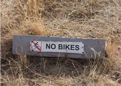 No bikes