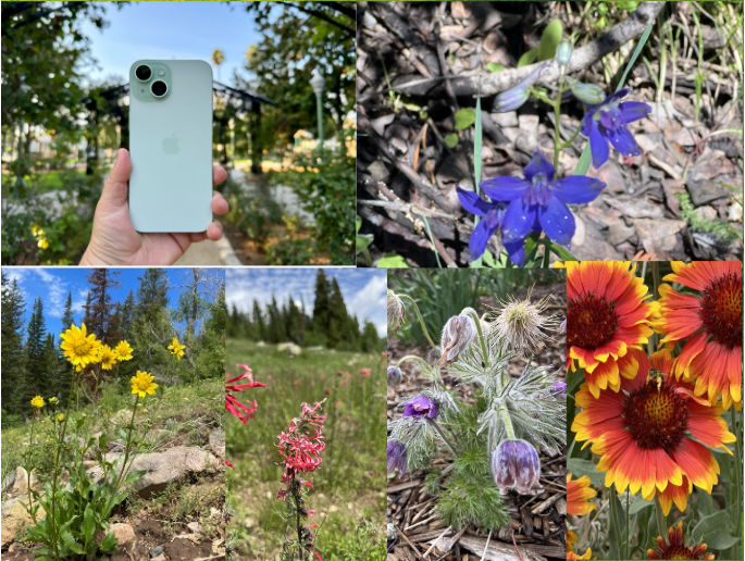 use your phone to take GPS located pictures of plants