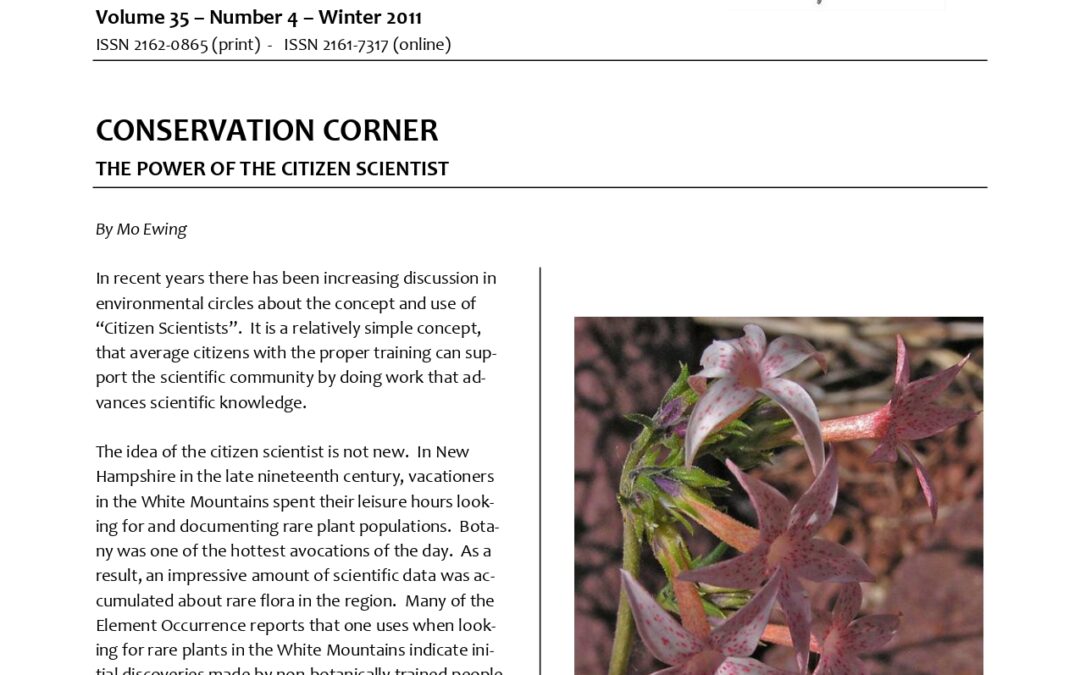 Volume 35 – Number 4 – Winter 2011